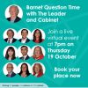 Barnet Question Time: put your questions to the Leader of Barnet Council and Cabinet Members